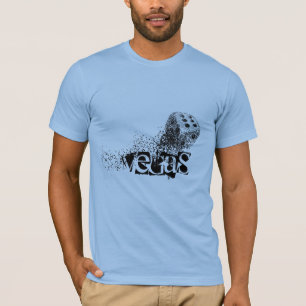 Camiseta Mens Bella Canvas T-Shirt-Vegas Dice