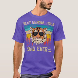 Camiseta Mens Bengal Tiger Vintage Melhor Pai De Tigre Beng