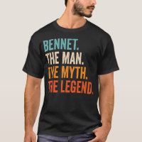 Mens Bennet O Homem O Mito A Lenda Primeiro