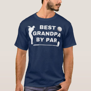 Camiseta Mens Best Avô por par, Golf Avô, Pai