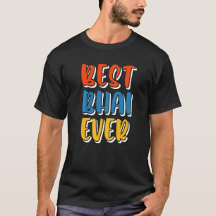 Camiseta Mens Best Bhai Ever Desi Punjabi Rakhi