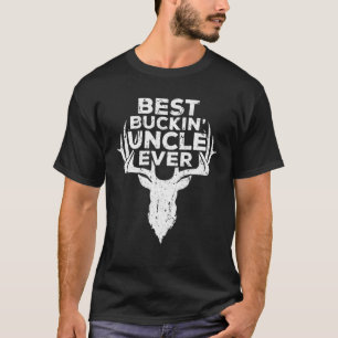 Camiseta Mens Best Buckin Tio Ever Caçadores Deer Presente