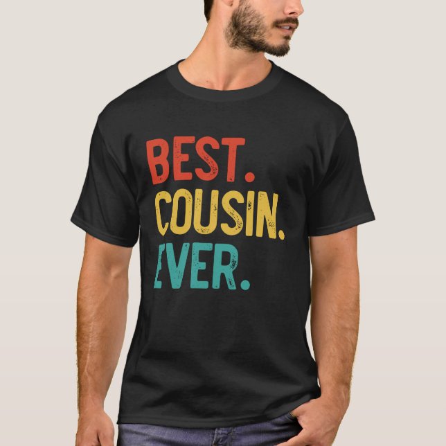Camiseta Mens Best Cousin Ever Father's Day Cousin (Frente)