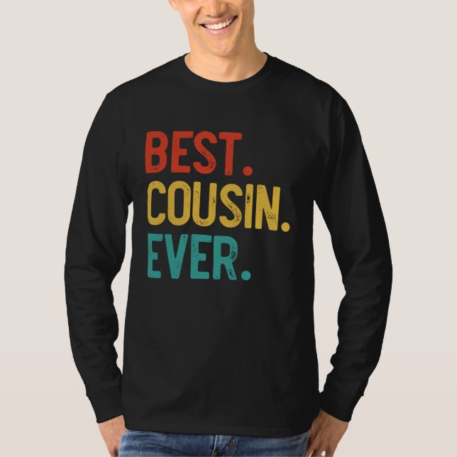 Camiseta Mens Best Cousin Ever Father's Day Cousin (Frente)