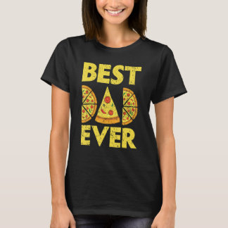 Camiseta Mens Best Dad Ever Pizza Italian Food Pizza Eate