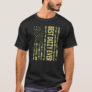 Camiseta Mens Best Dizzy Alguma Vez Nos Eua Bandeira Americ