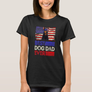 Camiseta Mens Best Doberman Pai Ever American Flag Patrioti