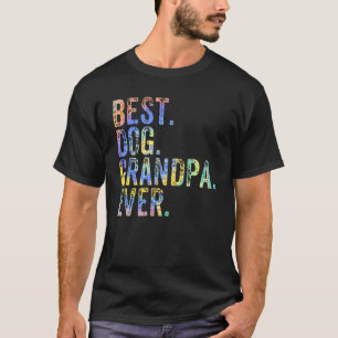 Camiseta Mens Best Dog Avô Nunca Vovô Dia de os pais Do