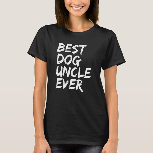 Camiseta Mens Best Dog Uncle Ever  Dog  Dog Owners  Present (Frente)