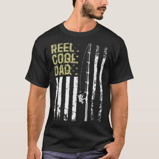 Camiseta Mens Best Fisherman Reel Cool Dad For Daddy Father