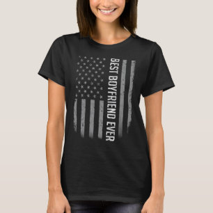 Camiseta Mens Best Goddad Ever American Flag For Fathe