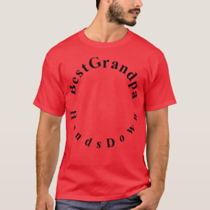 Camiseta Mens Best Grandpa Hands Down  Craft For Handprints
