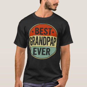 Camiseta Mens Best Grandpap Ever Retro Style Gift Legal Bda