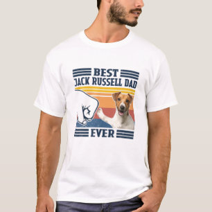 Camiseta Mens Best Jack Russell Pai De Cachorro Engraçado F