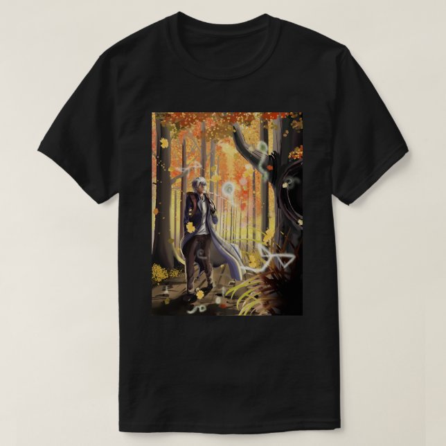 Camiseta Mens Best Japonês Mushishi Manga Gift For Movie F (Frente do Design)