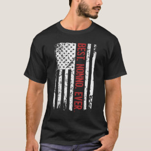 Camiseta Mens Best Nonno Nunca USA American Flag For Padre'