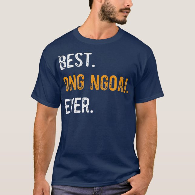 Camiseta Mens Best Onai Ngoai Ever Vovô Vietnamita Gift (Frente)