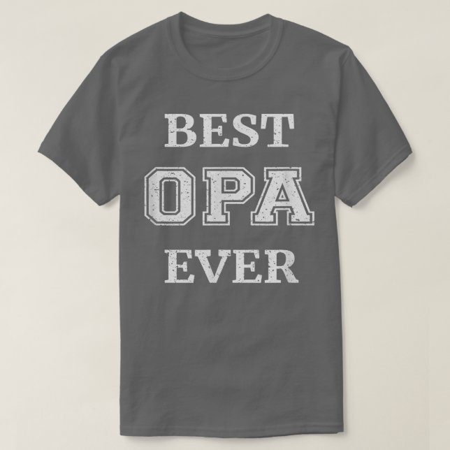 Camiseta Mens Best Opa Ever Gift  (Frente do Design)