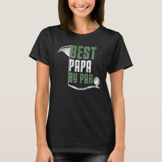 Camiseta Mens Best Papa by Par Father s Day Golf  Papa Golf