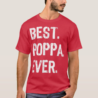 Camiseta Mens Best Poppa Ever Funny Cool Gift Father's Day 