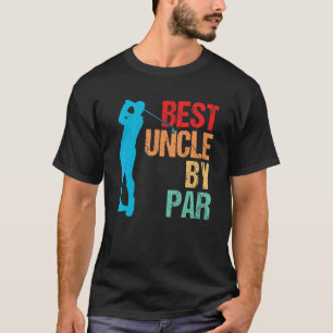 Camiseta Mens Best Uncle By Par Golf  Sports Fathers Day Vi