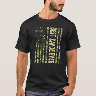 Camiseta Mens Best Zayde Nunca Nos Eua Bandeira Americana A