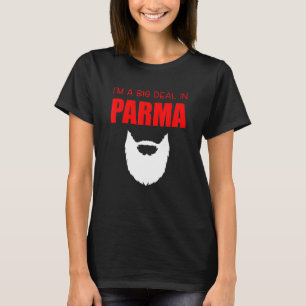 Camiseta Mens Big Deal Sarcástico Engraçado Barba Parma Ohi