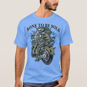 Camiseta Mens Biker com motociclista