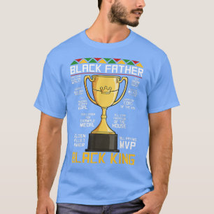 Camiseta Mens Black King Fathers Day Cool Black History Dad