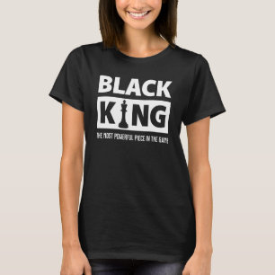 Camiseta Mens Black King O Mais Poderoso Buraco Negro