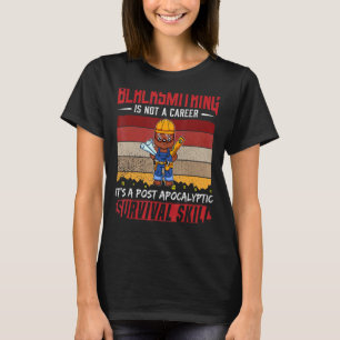 Camiseta Mens Blacksmith Não É Uma Sobrevivência De Carreir