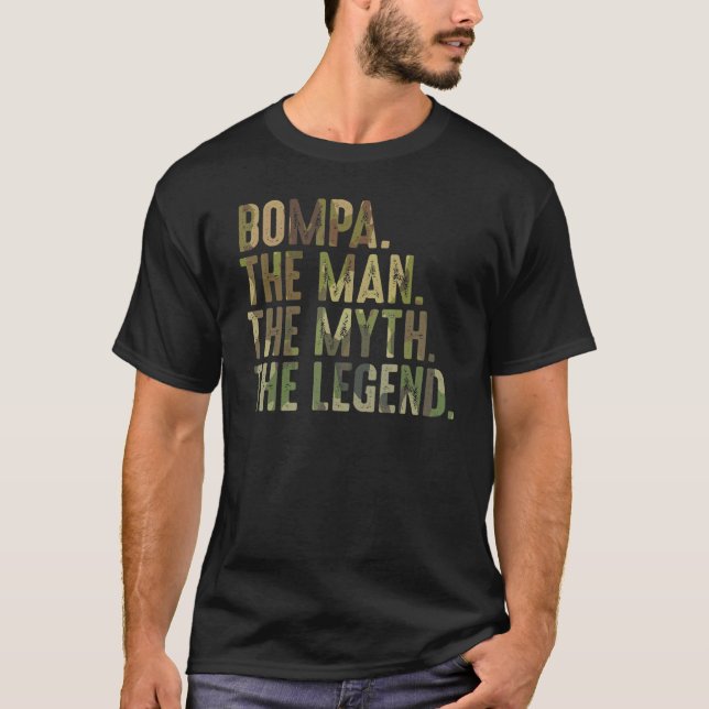 Camiseta Mens Bompa Man Myend dos netos Bom (Frente)