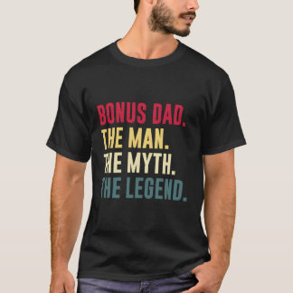 Camiseta Mens Bonus Pai Man Mylend Shirt Engraçado Padre
