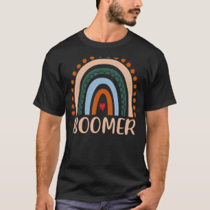 Camiseta Mens Boomer Rainbow Boho Rainbow Boomer Pai Legal