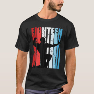 Camiseta Mens Boys Bodybuilding 18º Aniversário