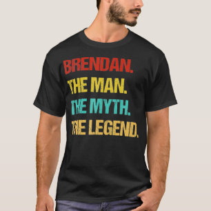 Camiseta Mens Brendan O Homem O Mito A Lenda