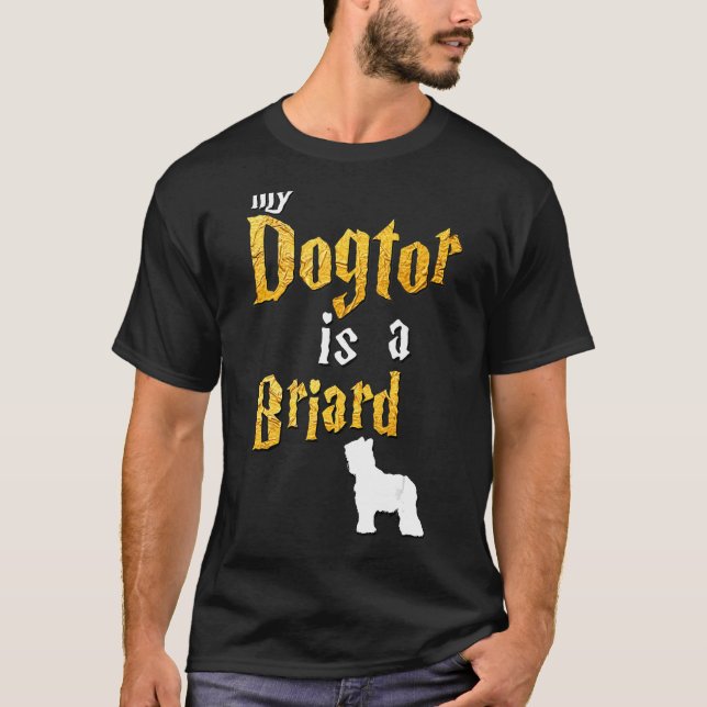 Camiseta Mens Briard Briard (Frente)