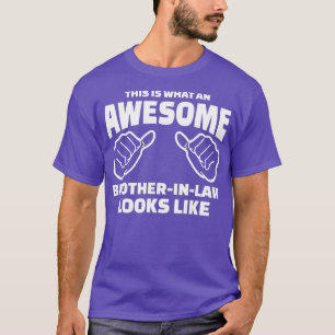 Camiseta Mens BrotherInLaw Dotou IrmãoInLaw Incrível