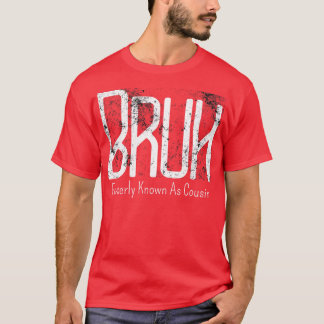 Camiseta Mens Bruh Antes Conhecido Como Primo Meme Funny Sa