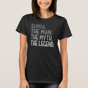 Camiseta Mens Bumpa De Netos Engraçado Bumpa Man Myt