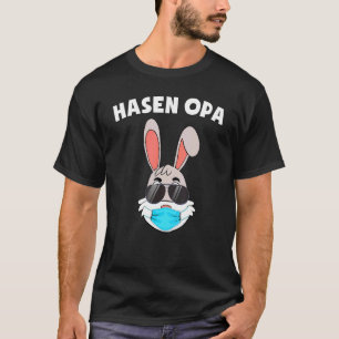 Camiseta Mens Bunny Avô Páscoa Coelheira Cony Mask Ook