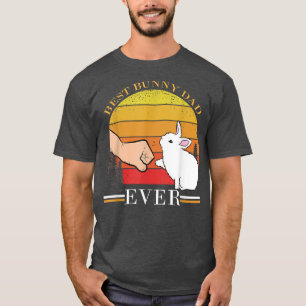 Camiseta Mens Bunny Pai Ever Coelho Vintage Sobrevivendo Pa