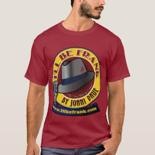Camiseta Mens Burgundy Eu serei Frank T-Shirt