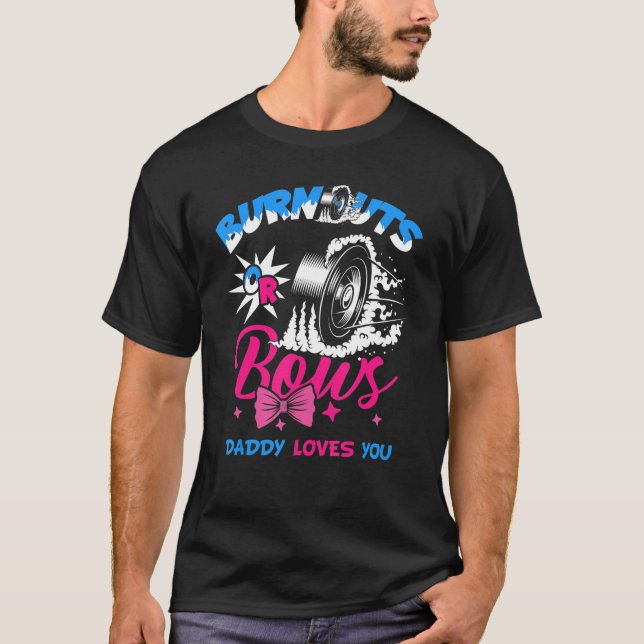 Camiseta Mens Burnouts Ou Arcos Gênero Revelar Amor P Y Ann (Frente)