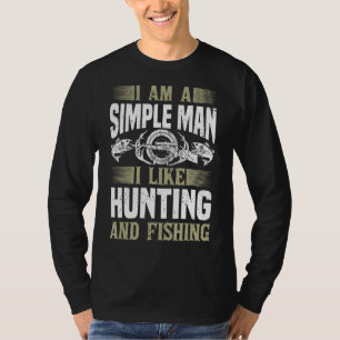 Camiseta Mens Caçadores De Caça E Pesca