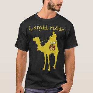 Camiseta Mens Camel Rider Shriner Mason Emblem Masonic Fath