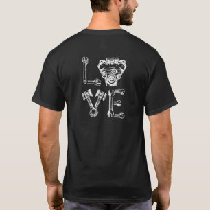 Camiseta Mens Car Mechanic Love Garage Auto Mechanics