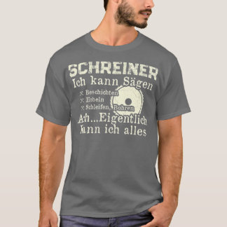 Camiseta Mens Carpinteiros Woodworm Hobby Craftsman Mobiliá