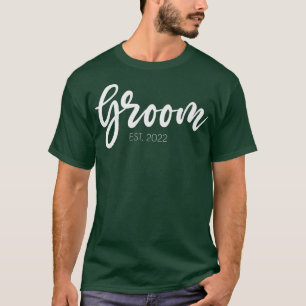 Camiseta Mens Casando Gifts Großing Est