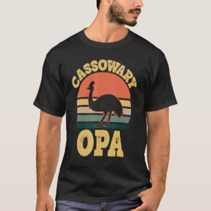 Camiseta Mens Cassowary Opa Cute Cassowary Party Cassowary